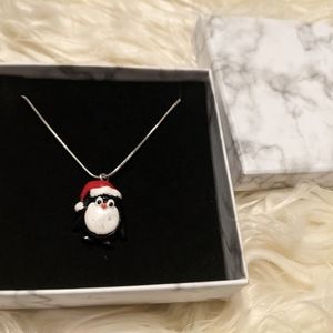 Women's Fantasy Jewelry Christmas Penguin necklace Fantasy